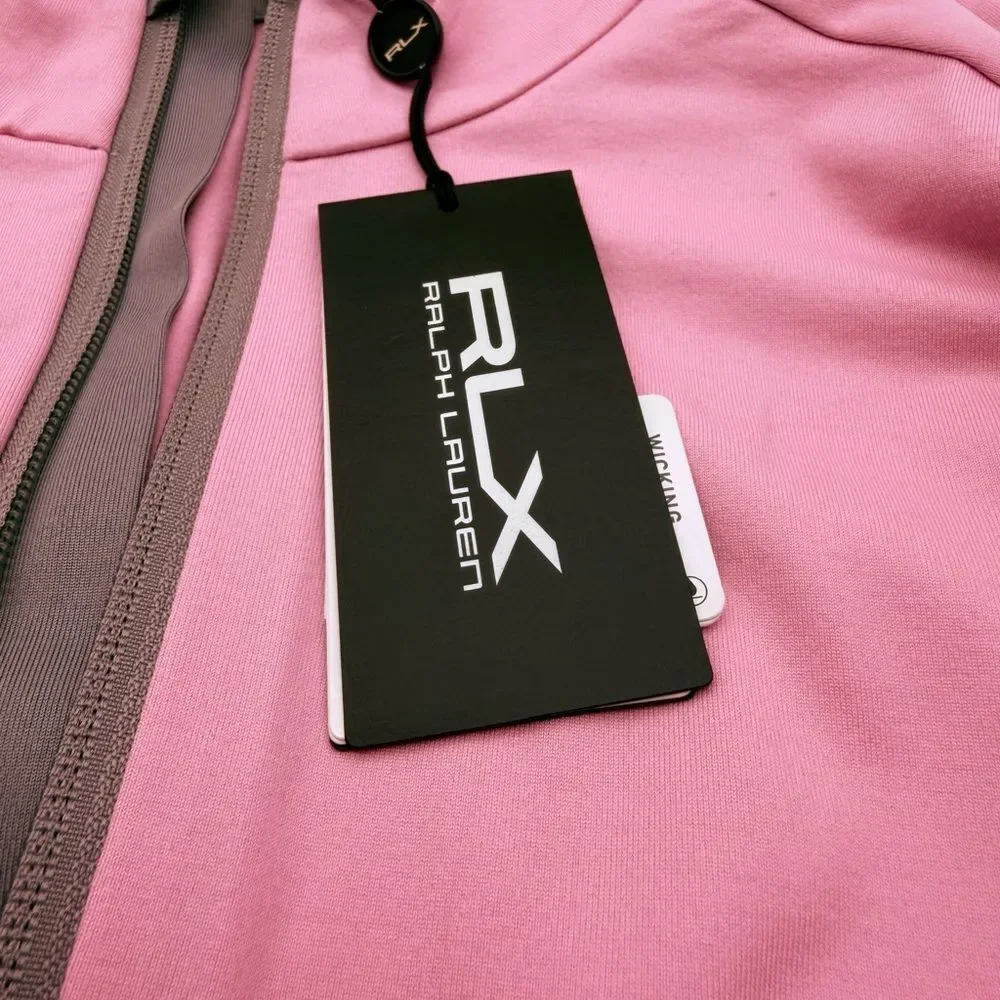 RLX Ralph Lauren All Gender Golf Luxury Jersey Pink Jacket S